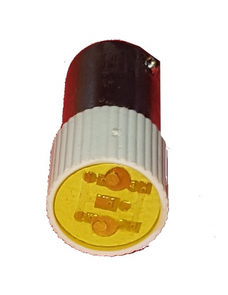 Ba9s 230 Vac yellow LED bulb