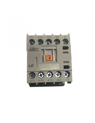 Mini connector LS 9A coil 230Vac auxiliary contact open NA