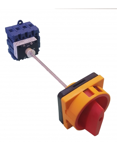 Tretrapolar disconnector switch (4P) 25A cabinet bottom