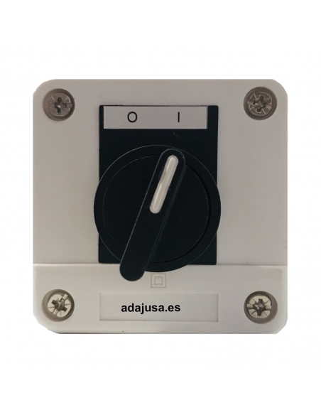 Selector box 2 positions I-O complete