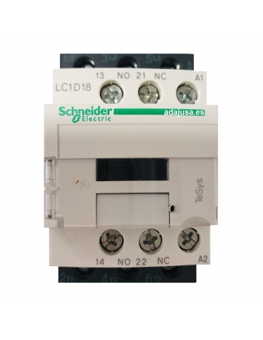 Contactor trifásico 18A bobina 230Vac - Schneider