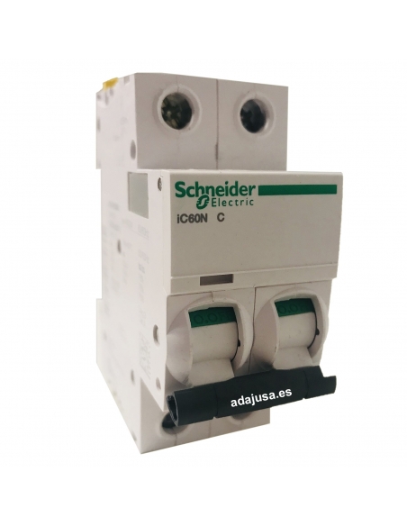 Magnetotérmico 2 polos 20A (2x20A) IC60N C 6kA - Schneider
