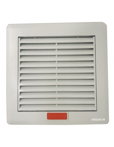 Rejilla con filtro para ventilador 160x160mm