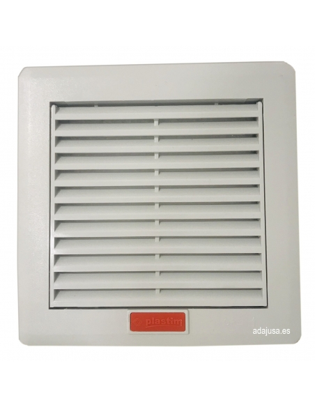 Rejilla con filtro para ventilador 160x160mm