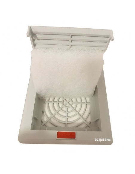 Rejilla con filtro para ventilador 160x160mm