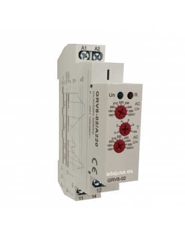 Single-phase voltage control relay