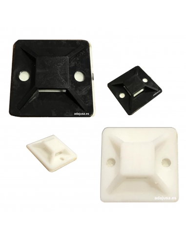 30x30mm base for cable fastening flanges - 100-unit bag