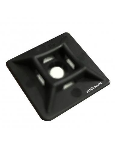 Base de 28x28mm para flanges de fixação de cabo branco