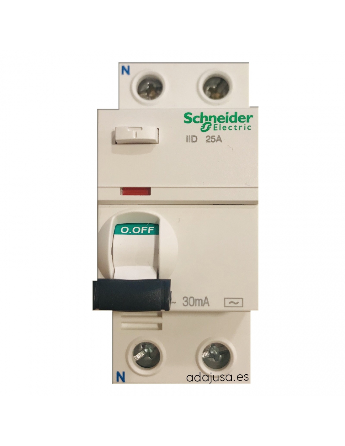 Differential Circuit Breaker RCD 2 poles 25A Acti 9 iID 30mA A9R81225