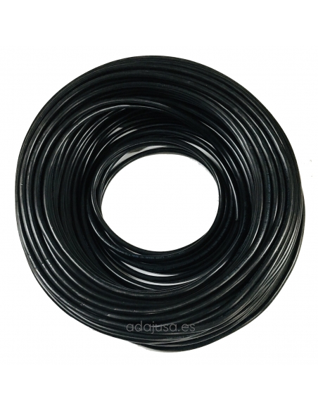Rollo de manguera 3x1,5mm PVC negro 100m