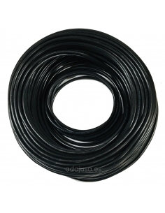 Rollo de manguera 4x1,5mm PVC negro 100m