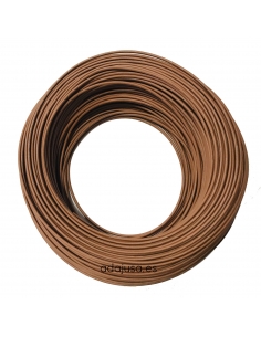Rollo de cable flexible unipolar 1,5 mm2 color marrón 200m