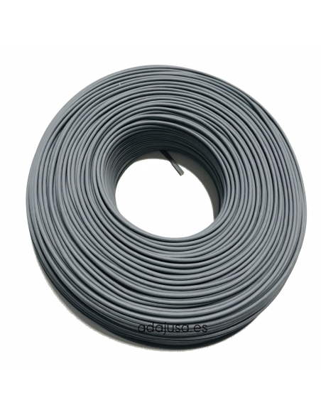 Rollo de cable flexible unipolar 2,5 mm2 color gris 200m
