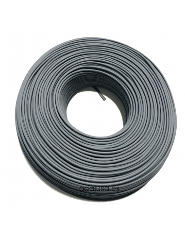 Rollo de cable flexible unipolar 4 mm2 color gris 100m