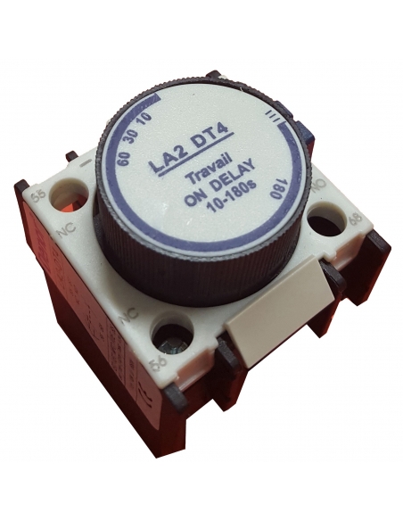Temporizador 10-180 seg retardo conexión contactor