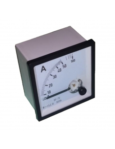 Amperímetro 0-50 A 72x72