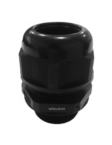 Prensaestopas M32 poliamida negro sin tuerca