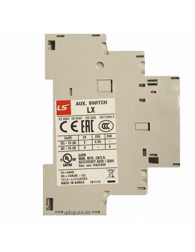 Contacto lateral disyuntor MMS-32 1NO 1NC - LS