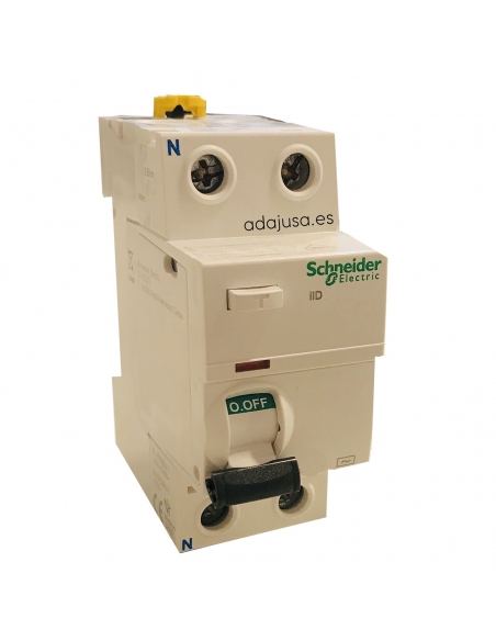 Differential 2 poles 25A 10mA AC iID - Schneider