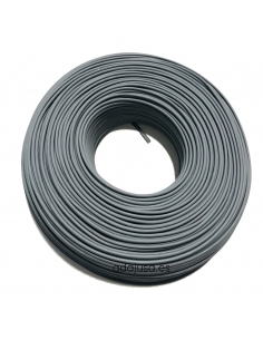 Rollo de cable flexible unipolar 1,5 mm2 color gris 200m