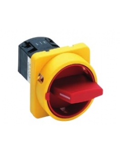 Three-phase cam switch 20A Yellow-red Size 67