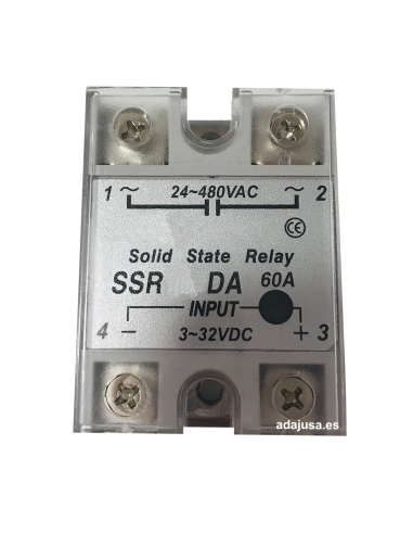 relé estado sólido SSR 25A DC-AC