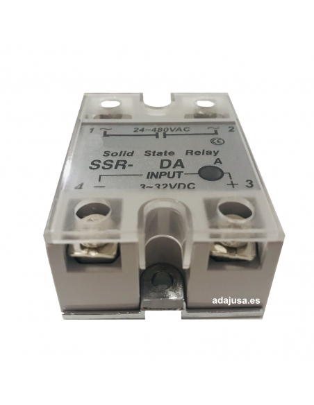 3 Relè A Stato Solido SSR-40DA Yofuly - 40A, DC 3-32V To AC 24-380V, Con Dissipatore - Foto 6