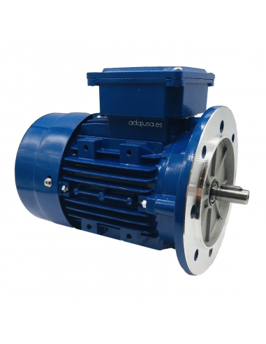 Motor trifáso 0.55Kw 0.75HP 230/400V 1500 rpm IE1 Flange B5 habitação reduzida