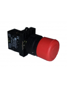 Pulsador de parada de emergencia diametro 30 mm completo