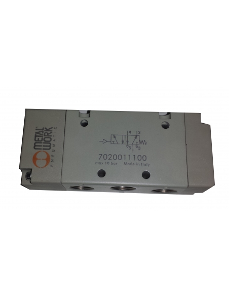 1/4 5-way monostable valve - Metal Work - ADAJUSA