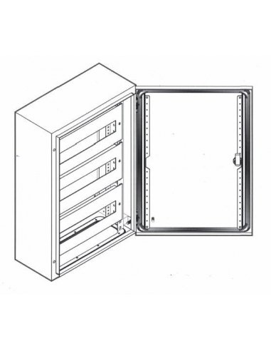 Chasis 78 modulos 3 filas 600x600 Chapa  - ASJD
