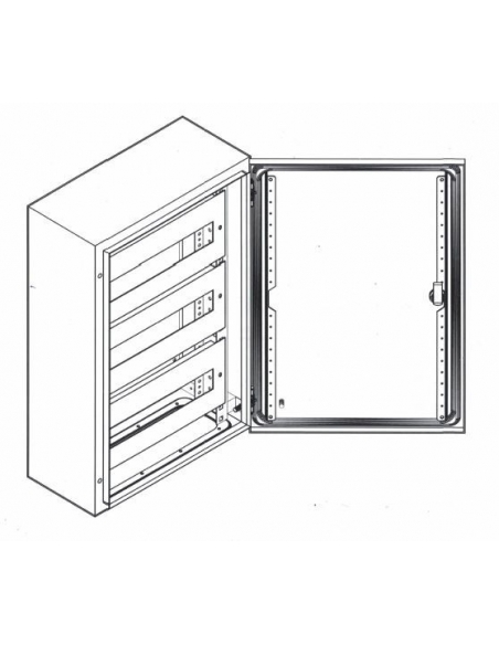 Chasis 78 modulos 3 filas 600x600 Chapa  - ASJD