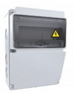 220x300x120mm HALOgen-free ABS power outlet box IP66
