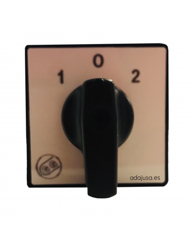 Placa mando frontal 1-0-2 para 25-32-40A - Giovenzana