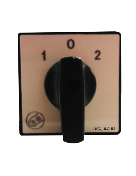 Placa mando frontal 1-0-2 para 25-32-40A - Giovenzana