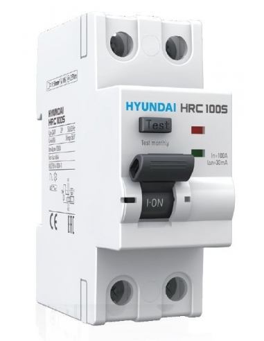 Diferencial 2 polos 63A 30mA - Hyundai Electric