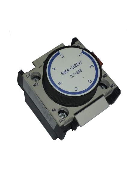 Temporizador para contactor 10-180 seg retardo a la desconexion