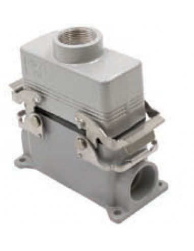 Conector multipolar de parede completa 6 polos e saída vertical do solo Pg16