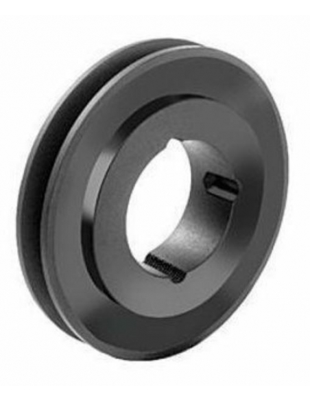 Polea correa trapecial SPB 100x1 ranura taper T1610 - ADAJUSA