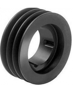 Polea correa trapecial SPA 125x3 ranuras taper T2012 - adajusa