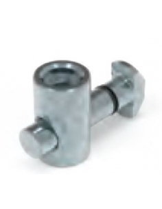 Conector union 0º ranura 8mm
