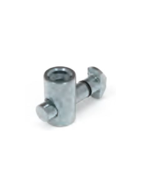 Conector union 0º ranura 8mm