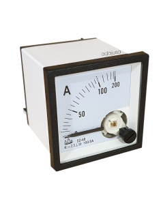 Amperímetro 0-50 A 48x48