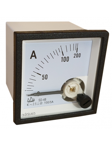 Ammeter 0-50 A 48x48