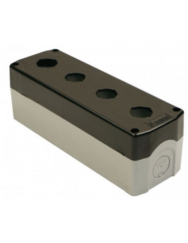 Caja botonera 4 elementos diámetro 22 plástico IP44 - Serie  BE