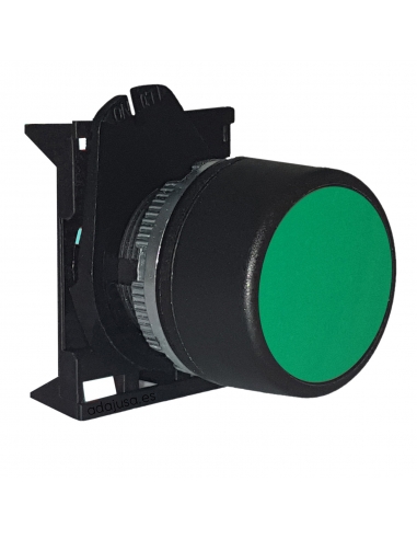 Cabeza pulsador interruptor verde con enclavamiento - Giovenzana