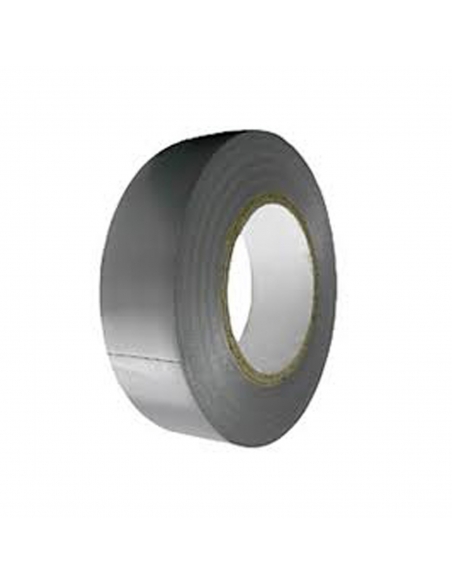Cinta aislante gris de 19mmx0,15mm carrete de 10m