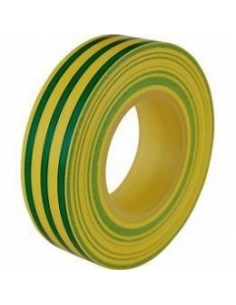 19mmx0.15mm Yellow/Green Insulating Tape 10m Reel