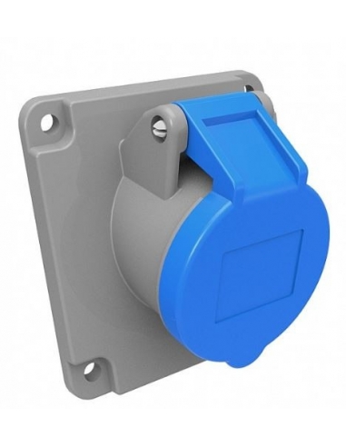 CEE-CETAC 16A 2P-T ângulo de tomada recreado 45o IP-44