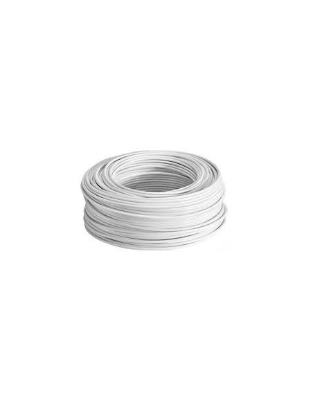 Rollo de cable flexible unipolar 0.75 mm color blanco 100m